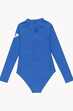 Rashies & Sunsuits|Roxy Girls Heater Long Sleeve Sunsuit Cobalt