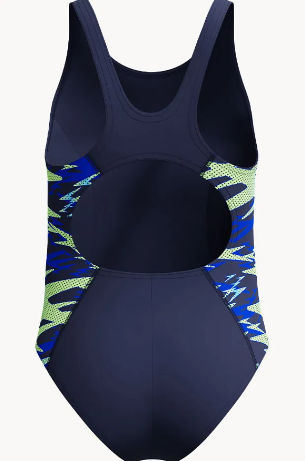 One Pieces|Speedo Girls Hyperboom Splice Muscleback One Piece Peacoat