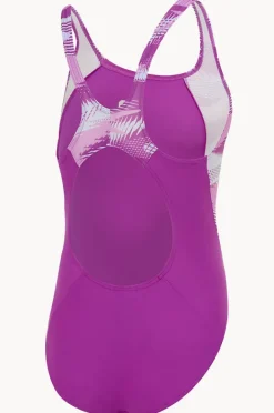 One Pieces|Speedo Girls Hyperboom Splice Muscleback One Piece Purple