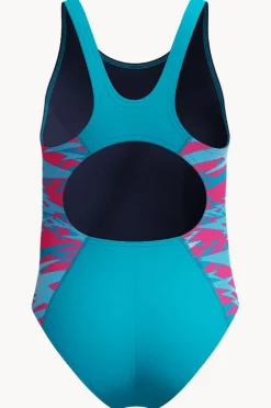 One Pieces|Speedo Girls Hyperboom Splice Muscleback One Piece Blue/pink