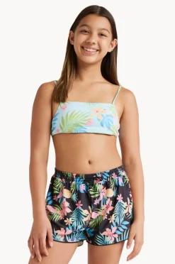 Boardshorts|Billabong Girls In Da Jungle Swim Short BLACK