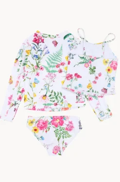 Rashies & Sunsuits|Minihaha Girls Ivy 3 Piece Set Blue/Natural