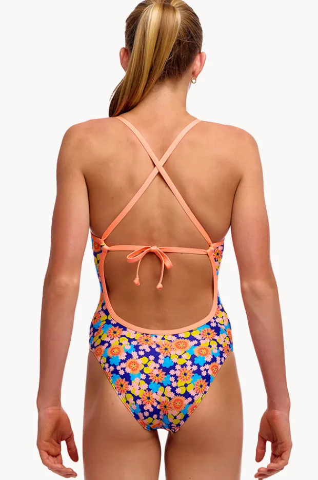 One Pieces|Funkita Girls Killer Flowers Tie Me Tight One Piece Multi