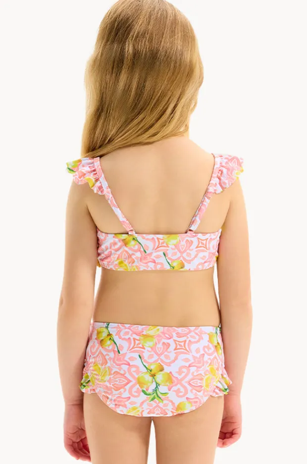 Bikini Sets|Seafolly Girls Girls Tile Crop Set Lemon