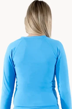 Rashies & Sunsuits|Base Swim Girls Long Sleeve Rashie Azure