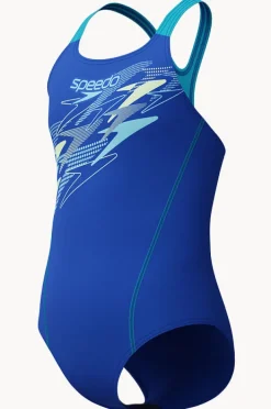 One Pieces|Speedo Girls Medley Logo Medalist One Piece Sapphire
