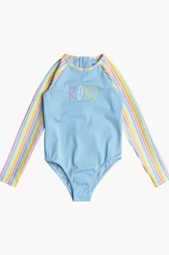 Rashies & Sunsuits|Roxy Girls Mirage Stripe Sunsuit Blue/Multi