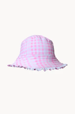 Hats|Salty Ink Girls Miss Cupcake Reversible Sunhat Pink/blue