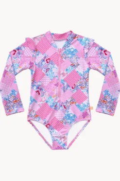 Rashies & Sunsuits|Salty Ink Girls Miss Dollhouse Long Sleeve Sunsuit Dolly