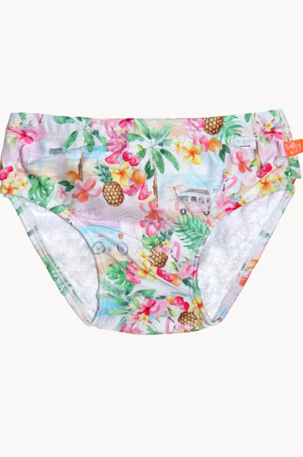 Swim Nappies|Salty Ink Girls Miss Vacay Swim Nappy Multi