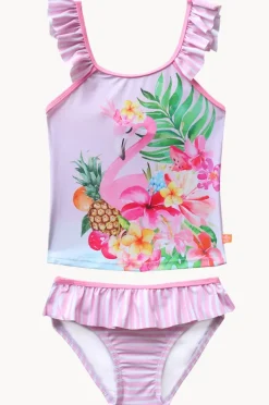 Tankini Sets|Salty Ink Girls Miss Vacay Tankini Set Pink/Multi