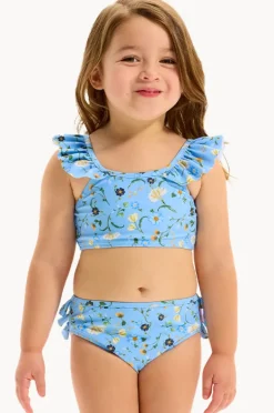 Bikini Sets|Seafolly Girls Girls Modern Romance Crop Set Blue