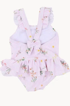 Swimwear|Minihaha Girls Myra Frill One Piece Pink/Multi