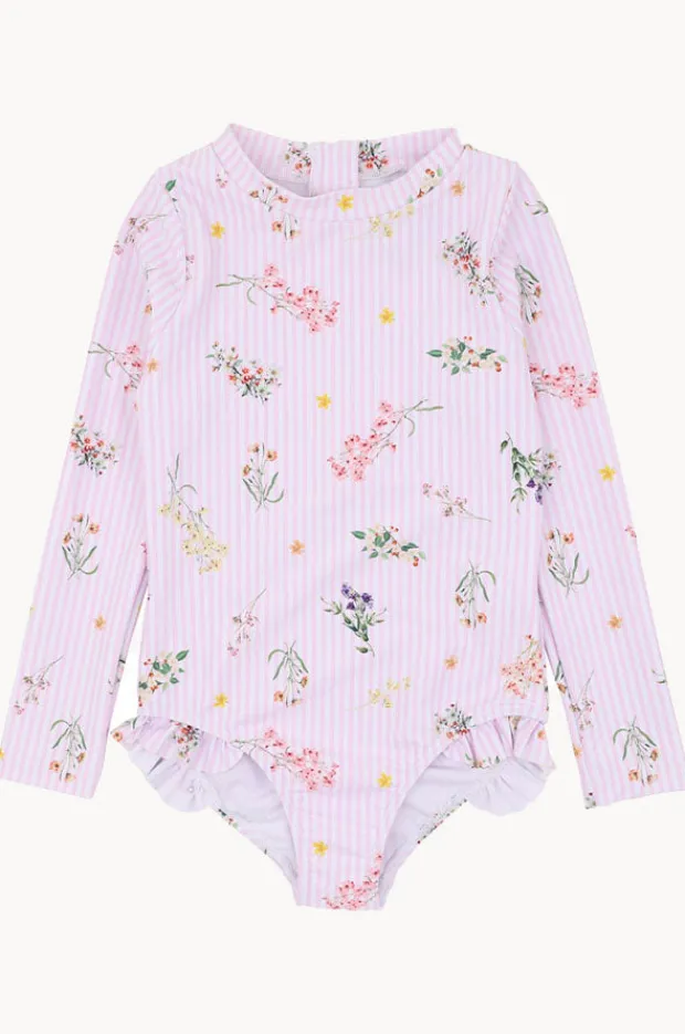 Rashies & Sunsuits|Minihaha Girls Myra Sunsuit Pink/Multi