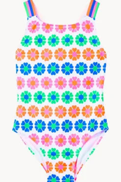 One Pieces|Milky Girls Neon Fun Sporty One Piece Blue/Natural