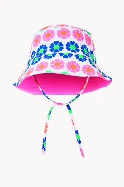 Hats|Milky Girls Neon Fun Swim Hat Blue/natural