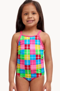 One Pieces|Funkita Girls Party Patch One Piece Multi