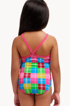 One Pieces|Funkita Girls Party Patch One Piece Multi