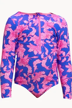 Rashies & Sunsuits|Funkita Girls Sunsuit Perfect petal