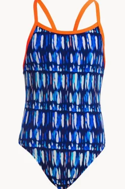 One Pieces|Funkita Girls Perfect Teeth Single Strap One Piece Perfect teeth navy/white