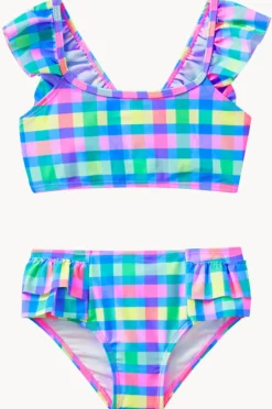 Bikini Sets|Swimwear|Milky Girls Picnic Check Crop Set Multi