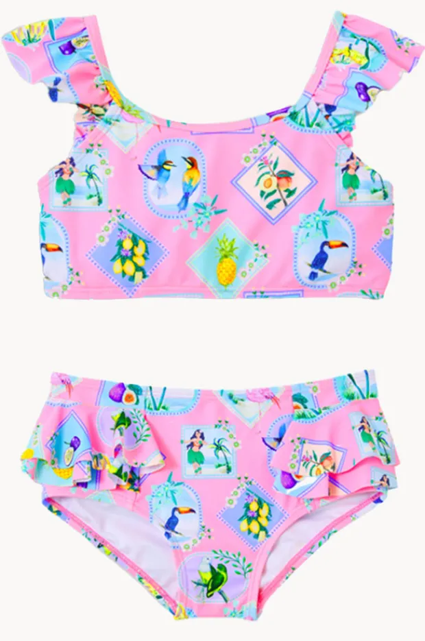 Bikini Sets|Milky Girls Resort Crop Set Pink