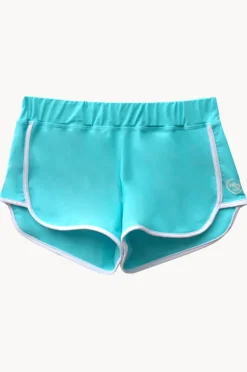 Boardshorts|Salty Ink Girls Plain Boardshort Aqua