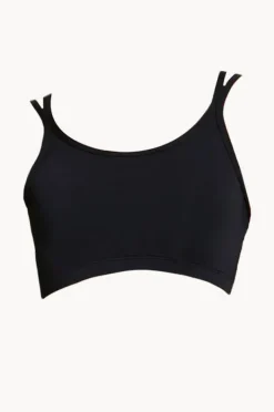 Period Swimwear|Teen Girls Separates|Love Luna Girls Plain Crop Top BLACK