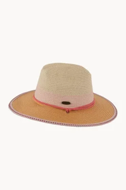 Hats|Sundaise Girls Plait Band Panama Hat Pink