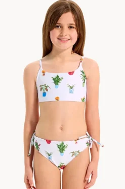 Bikini Sets|Seafolly Girls Girls Playa Bonita Crop Set WHITE