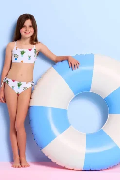 Bikini Sets|Seafolly Girls Girls Playa Bonita Crop Set WHITE