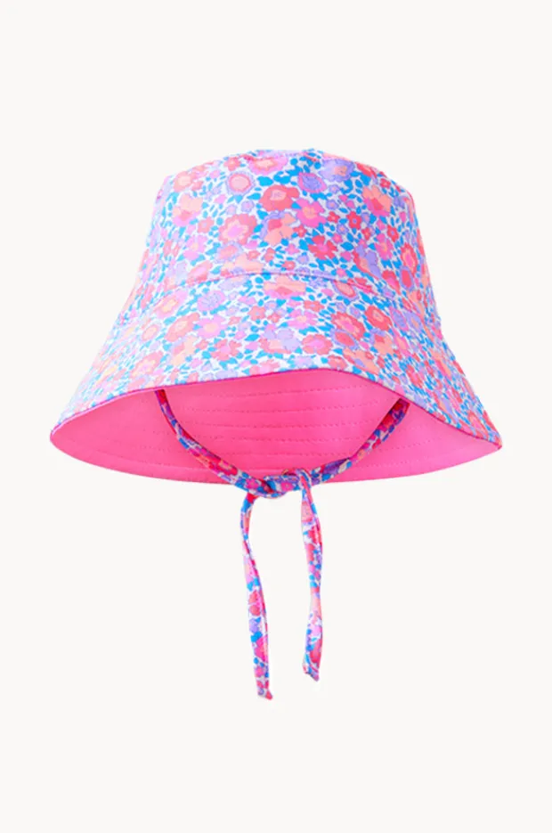 Hats|Milky Girls Pretty Posy Swim Hat Pink/blue