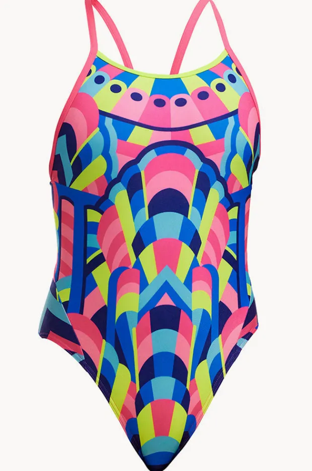 One Pieces|Funkita Girls Princess Pageant Diamond Back One Piece Multi