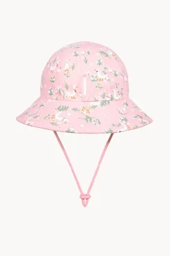 Hats|Bedhead Girls Quackers Ponytail Bucket Hat Baby pink
