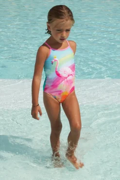 One Pieces|Zoggs Girls Queeningo Cross Back One Piece Multi