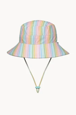 Hats|Bedhead Girls Rainbow Classic Bucket Sunhat Multi