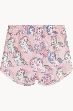 Boardshorts|Huxbaby Girls Rainbow Unicorn Swim Short Candy