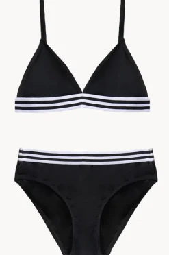 Bikini Sets|Salty Ink Girls Salty Tri Set Black