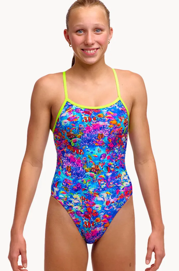 One Pieces|Funkita Girls Sea Life Single Strap One Piece Multi