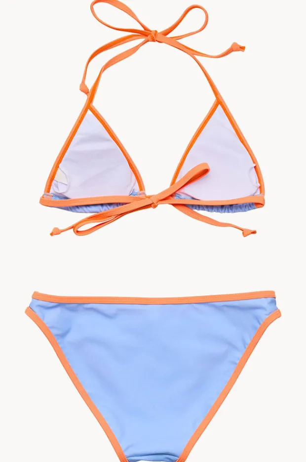 Bikini Sets|Snapper Rock Girls Sea Sorbet Tri Set Blue/orange