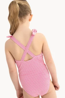 One Pieces|Seafolly Girls Girls Seersucker One Piece Pink