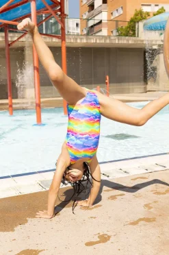 One Pieces|Zoggs Girls Skydream Actionback One Piece Multi