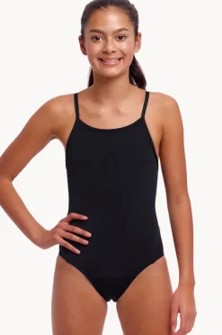 Period Swimwear|One Pieces|Funkita Girls Still Diamond Secure One Piece BLACK