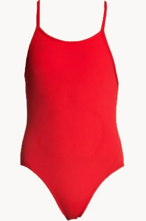 One Pieces|Funkita Girls Still Diamond Back One Piece Red
