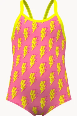 One Pieces|Funkita Girls Stunner One Piece Pink/yellow