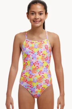 One Pieces|Funkita Girls Tie Me Tight One Piece Summer garden
