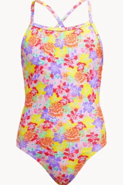 One Pieces|Funkita Girls Tie Me Tight One Piece Summer garden