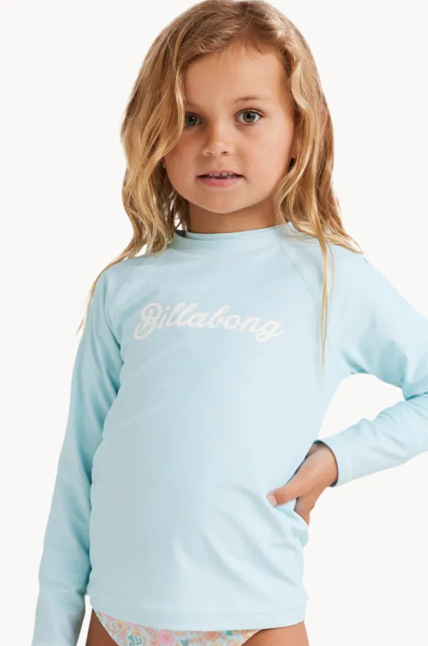Rashies & Sunsuits|Billabong Girls Sunnybeach Suntop Blue
