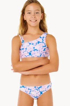 Bikini Sets|Rip Curl Girls Sunshine Squad Crop Set Elec Blue