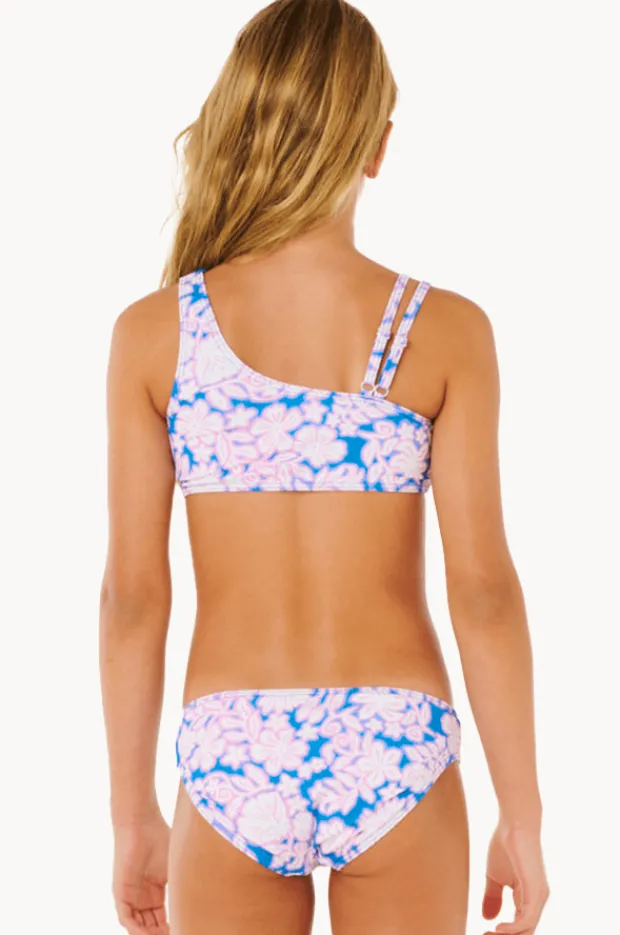 Bikini Sets|Rip Curl Girls Sunshine Squad Crop Set Elec Blue